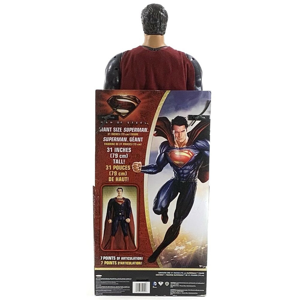 Superman-dc Comics Man Of Steel 31 Figure - Black Suit 