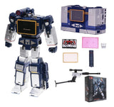 10" Inch THF-01C Sonic Shadow Wave Laser Bird Soundwave (Clear) + Laserbeak "Cassette" Oversized G1 Figure Toy House Factory (THF)