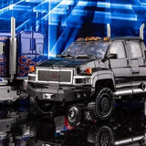 10" Inch Deformation BMB LS-09 Ironhide (LIGHT UP) LED "Truck" Oversized Masterpiece Movie 'MPM-6' Figure Black Mamba (BMB)