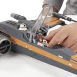 12" Inch HUGE X-Wing Star Wars Vehicle Jedi Poe Dameron & 3.5" Fighter Figure Set Disney Hasbro Toy Hasbro (ILM)