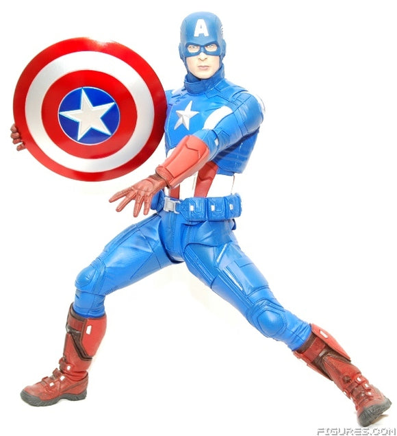 18" Inch Tall Avengers Captain America 1/4 Scale NECA Figure