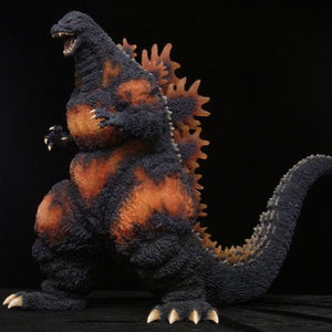 18" Inch Tall HUGE 1995 X-PLUS Godzilla Gigantic Series Burning Hong Kong Yuji Sakai Vinyl Figure