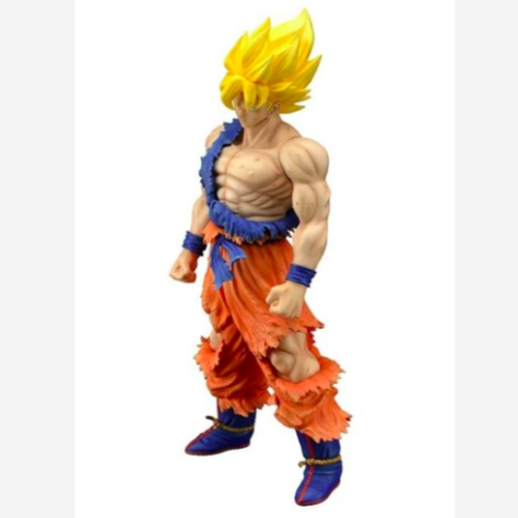 18” Inch Tall HUGE Gigantic Series Goku Super Saiyan Painted Original Yellow Figure 1/4 Scale