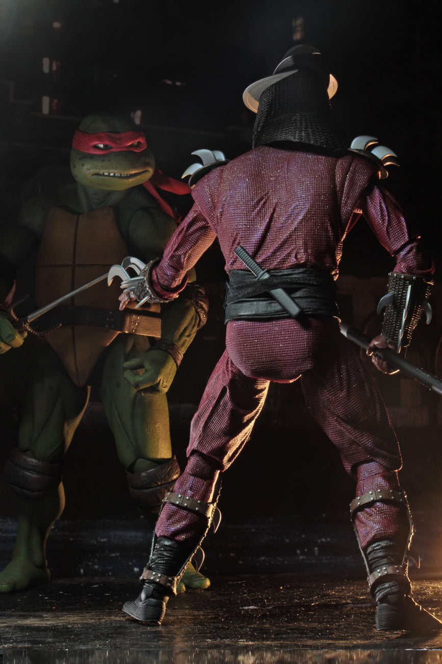 NECA TMNT Shredder Action Figure In Scala 1/4 - Tartarughe Ninja Del 1990, Figura Da Collezione