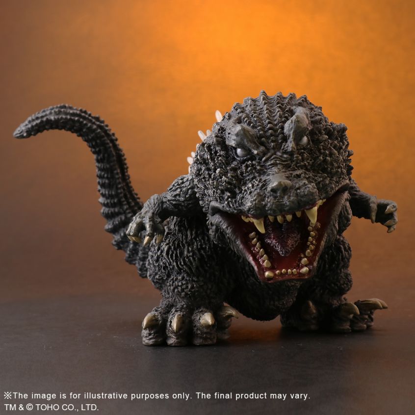 05” Inch Tall 2001 Ric DefoReal Series LED Light Up Godzilla vs