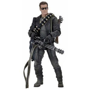 18" Inch Tall Cyborg Terminator T-800 Arnold Schwarzenegger Cyberdine 1/4 Scale NECA Figure