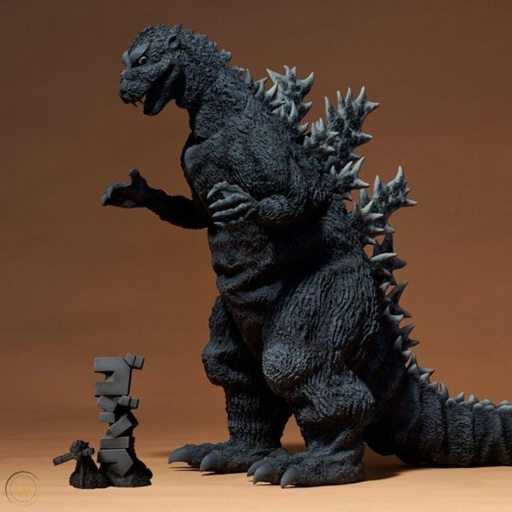 BIGなGODZILLA GIGANTIC SERIES GODZILLA 2001 BLUE DORSAL FIN VERS. FIGURE